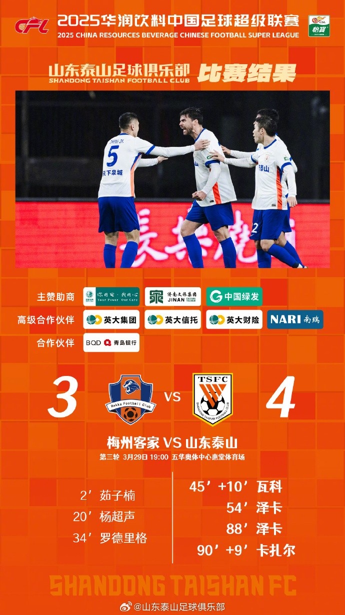 從0-3到4-3，這是一場(chǎng)彰顯堅(jiān)韌不拔泰山足球精神的戰(zhàn)斗！